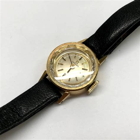 omega ring watch|vintage 14k gold omega watches.